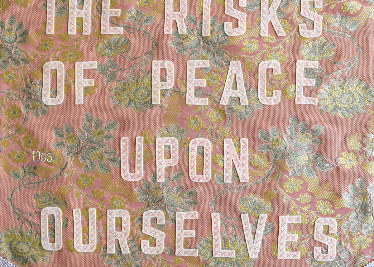 Let us Take the Risks of Peace Upon Ourselves