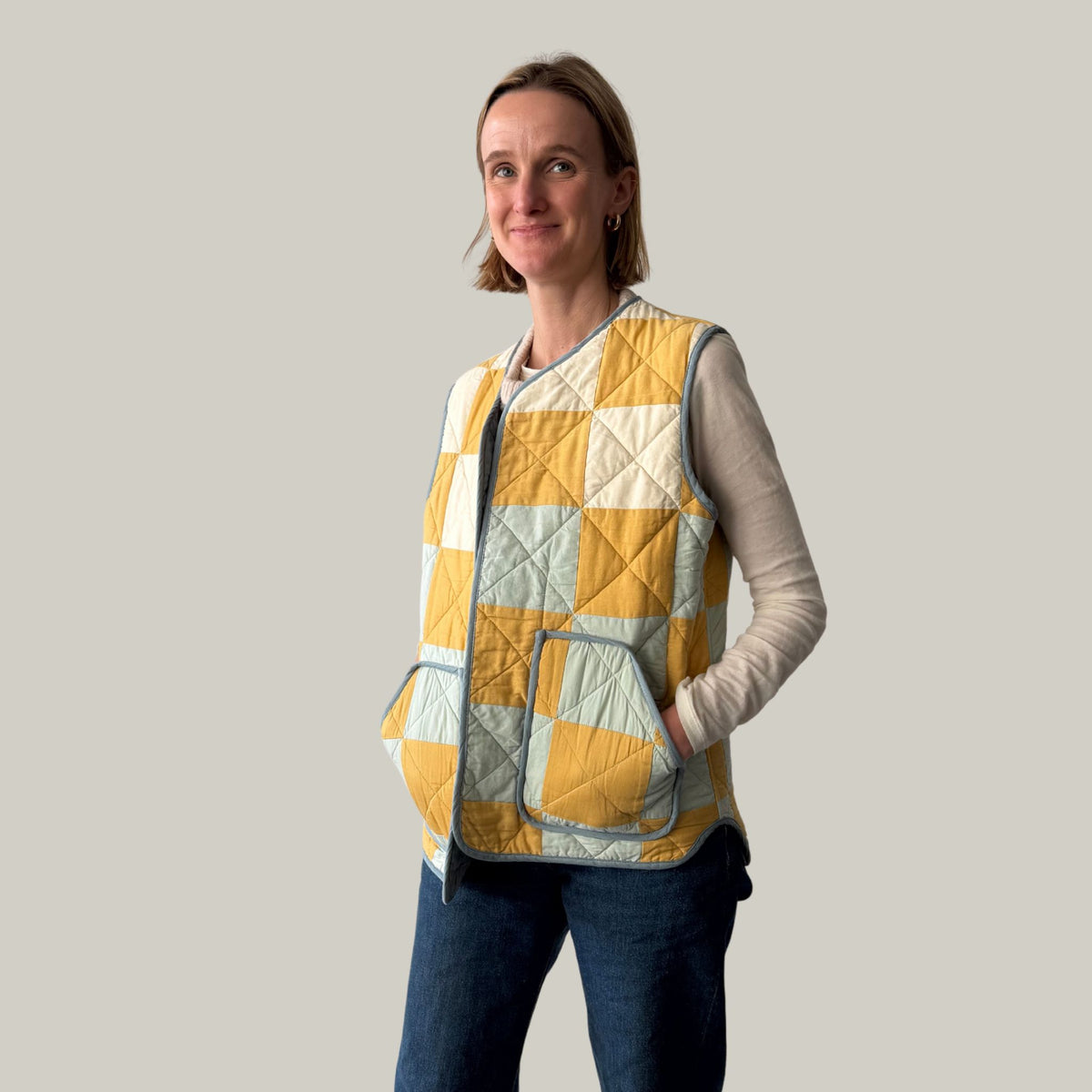 Tiles Patchwork Vest