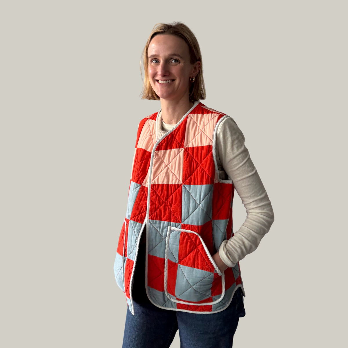 Tiles Patchwork Vest