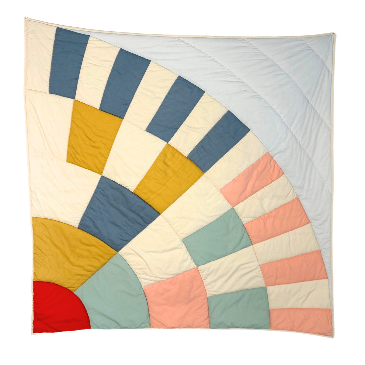 Family Tree Baby Quilt, add loves ones names with embroidery to create a family tree quilt