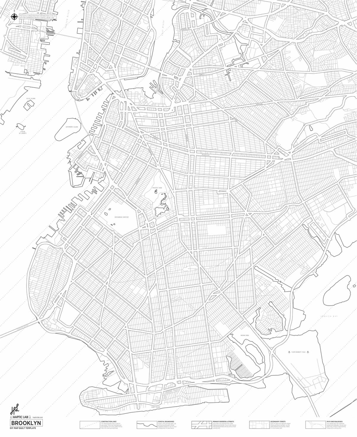 DIY Map Quilts (Print-At-Home) - Haptic Lab