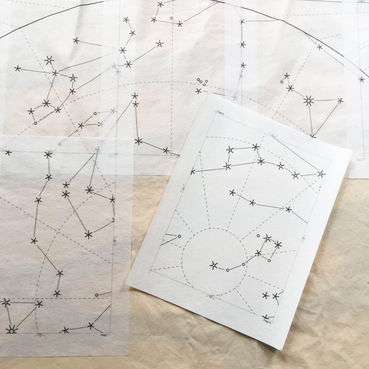 Print-At-Home Diy Quilt - Constellation Kits