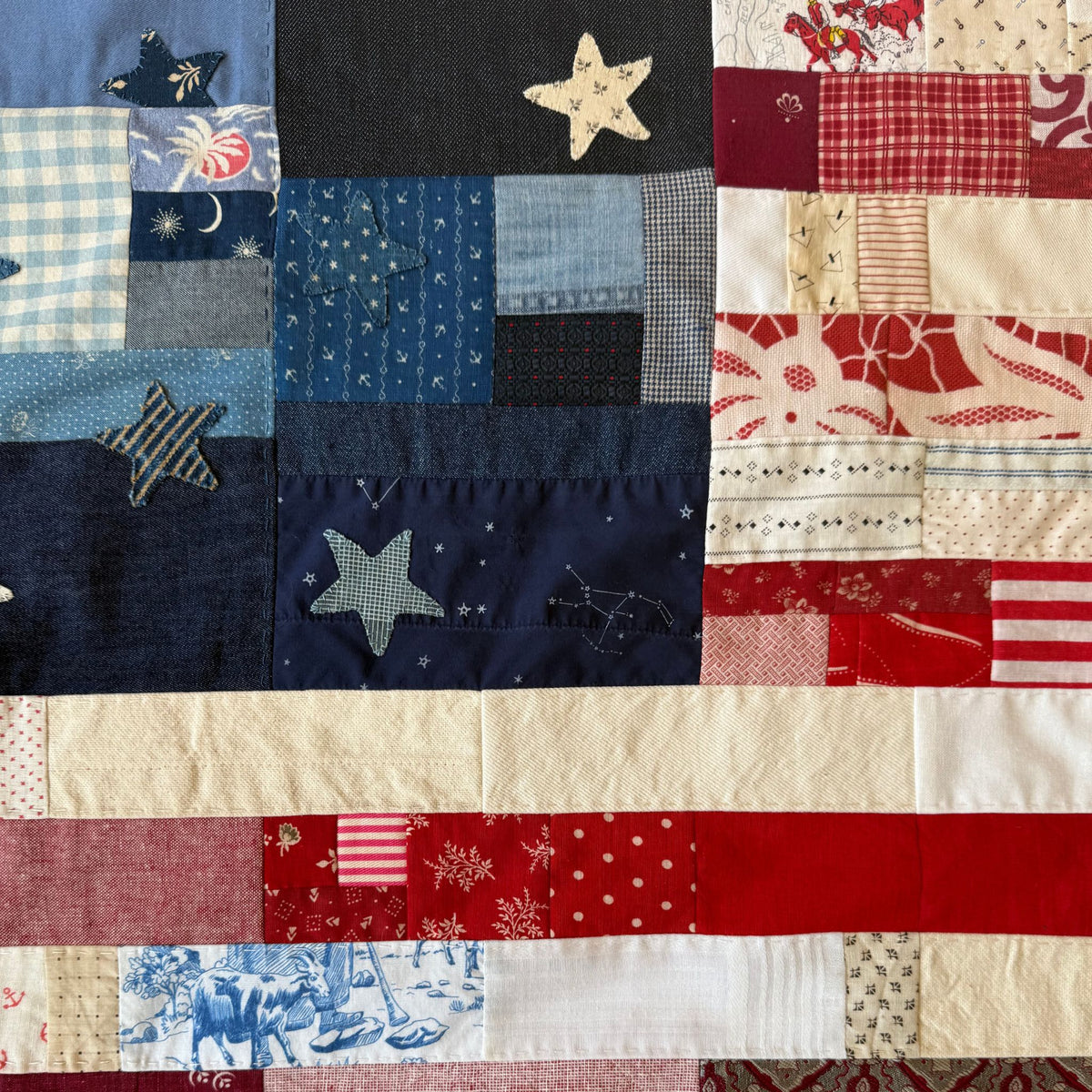 Large Handmade American Flag
