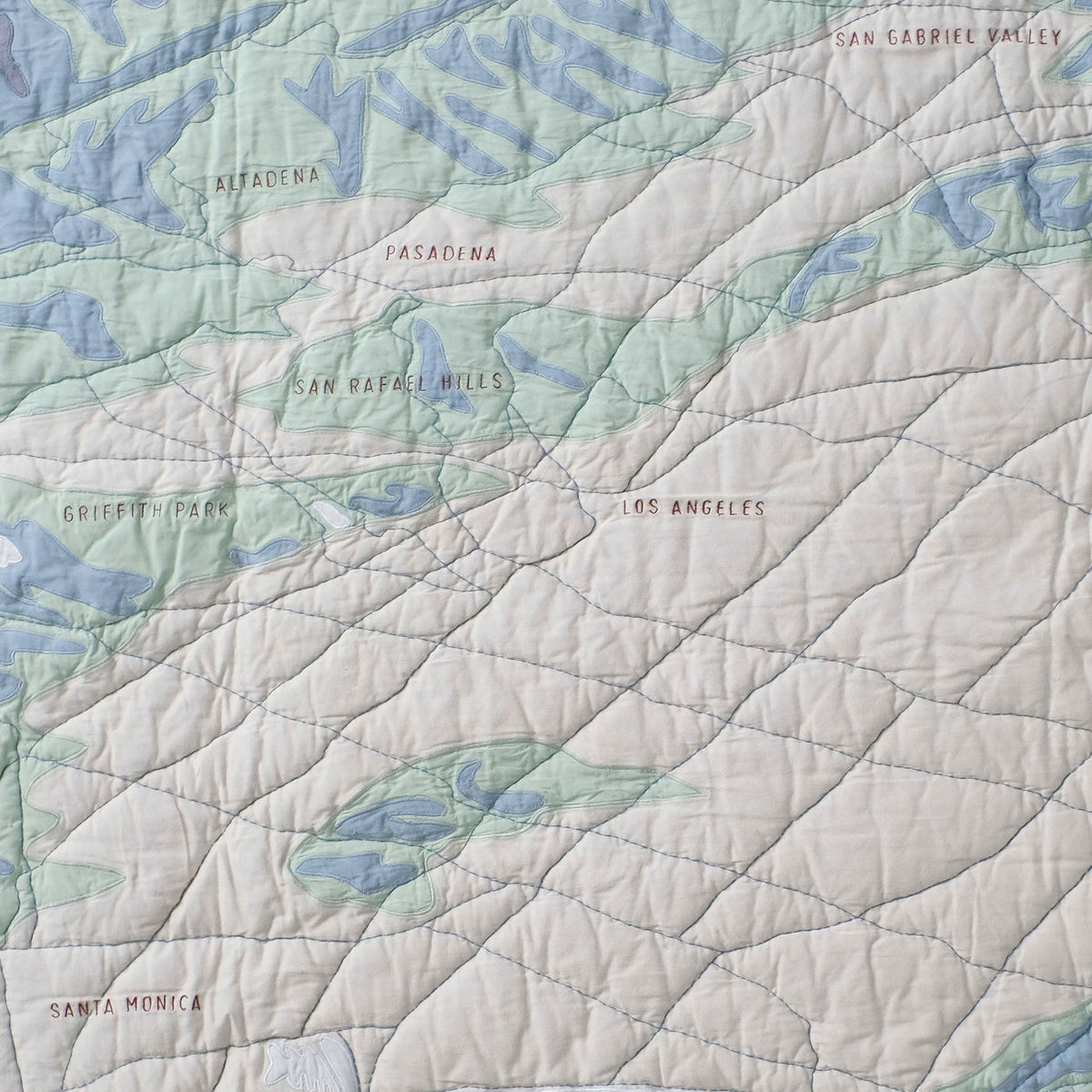 Los Angeles, CA - Mountain Quilt