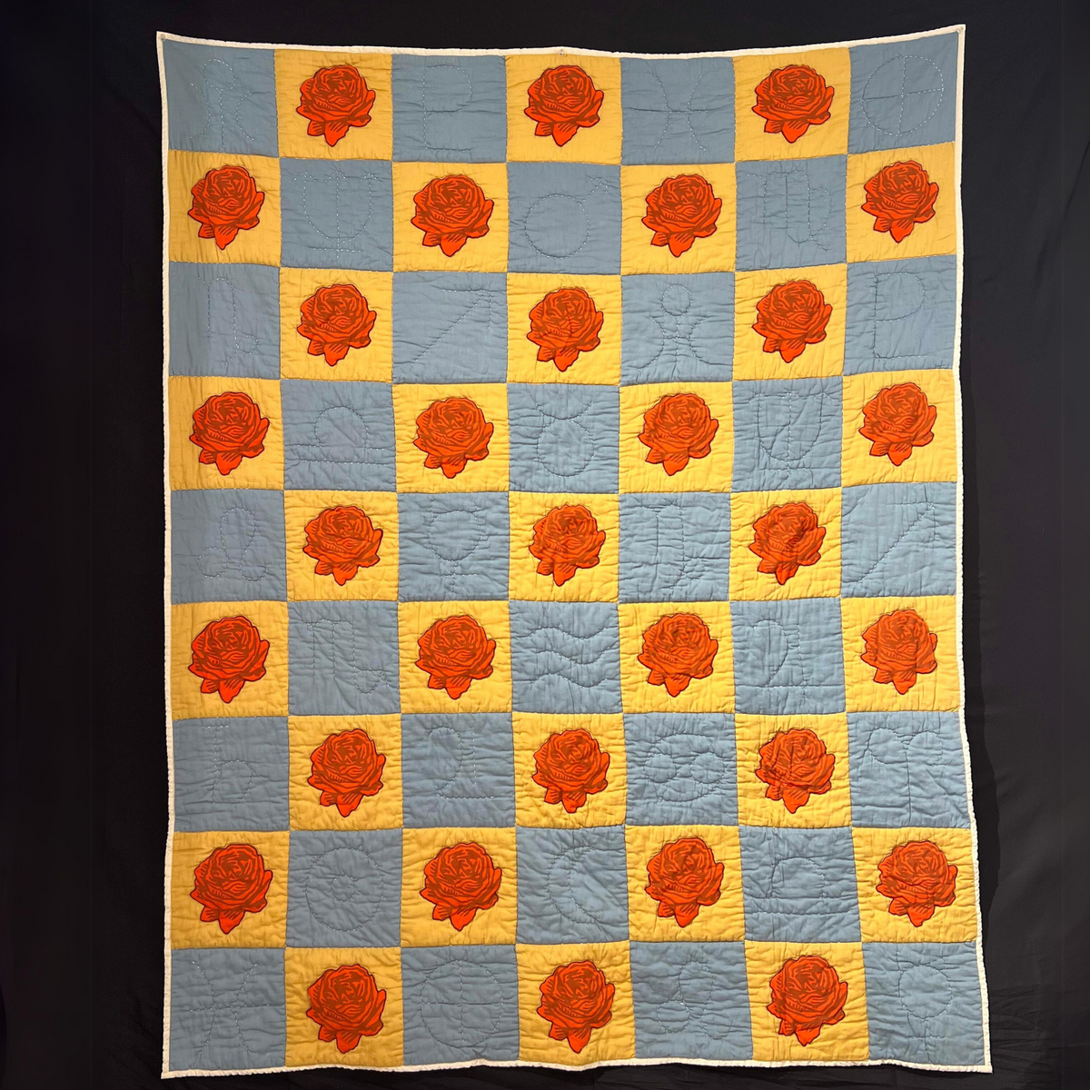Nine Of Swords Tarot Quilt_full image
