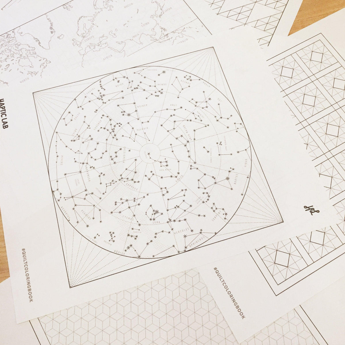 Quilt Coloring Book Diy Kits