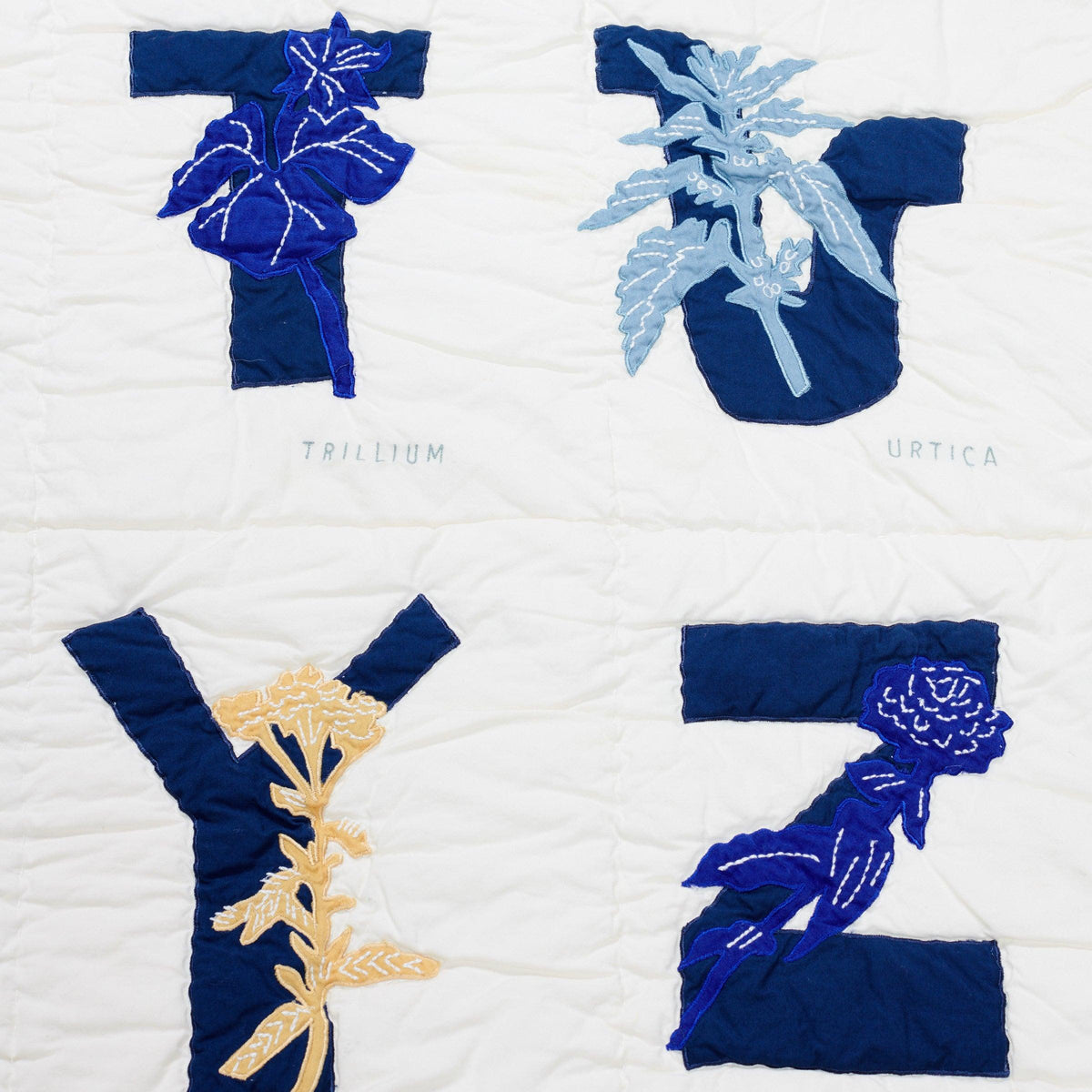 Alphabet Quilt - Ivory - Haptic Lab