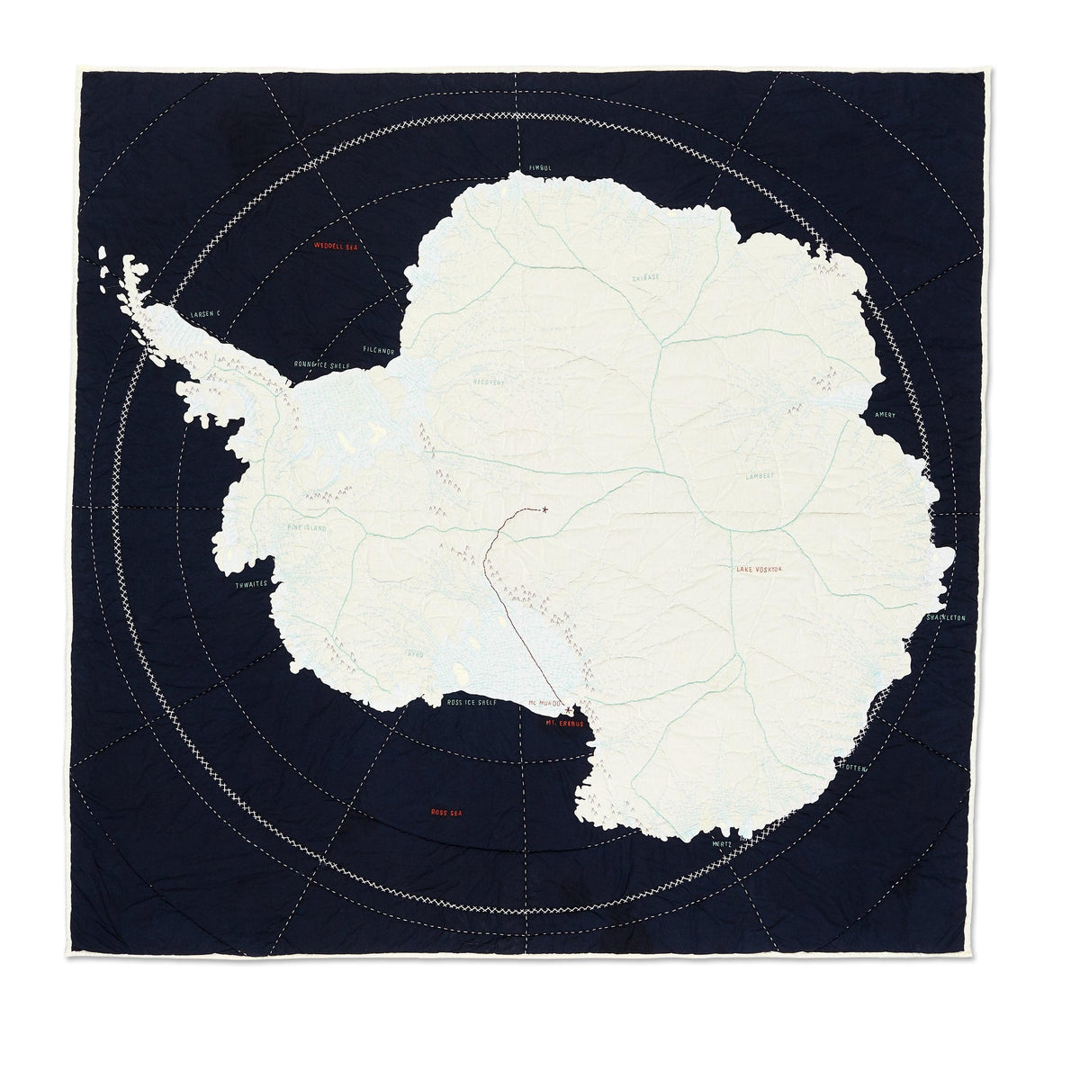 Antarctica Quilt Map - Haptic Lab